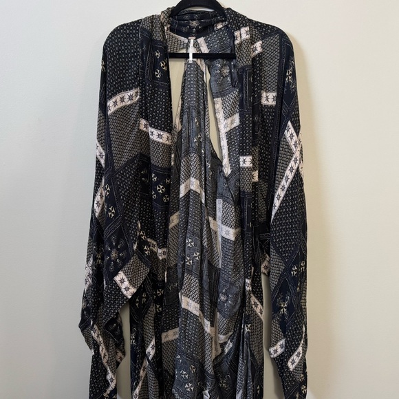Free People Festival boho oversized cape flowy duster - Twilight stars - Picture 3 of 9